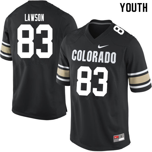 Youth #83 Erik Lawson Colorado Buffaloes College Football Jerseys Sale-Home Black - Click Image to Close